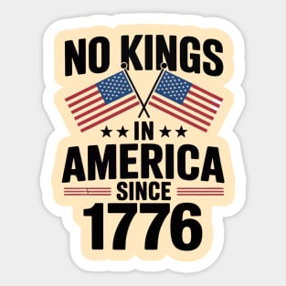 No-kings-in-america Sticker